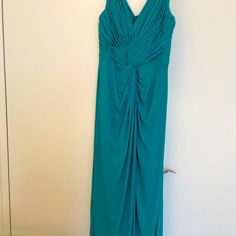 Tadashi Long Gown. Size Small. Turquoise